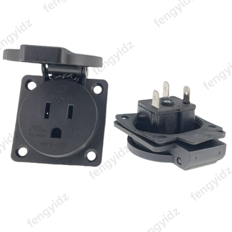 Outdoor Lighting Japan - أسود 125 فولت 15A 20A IP44