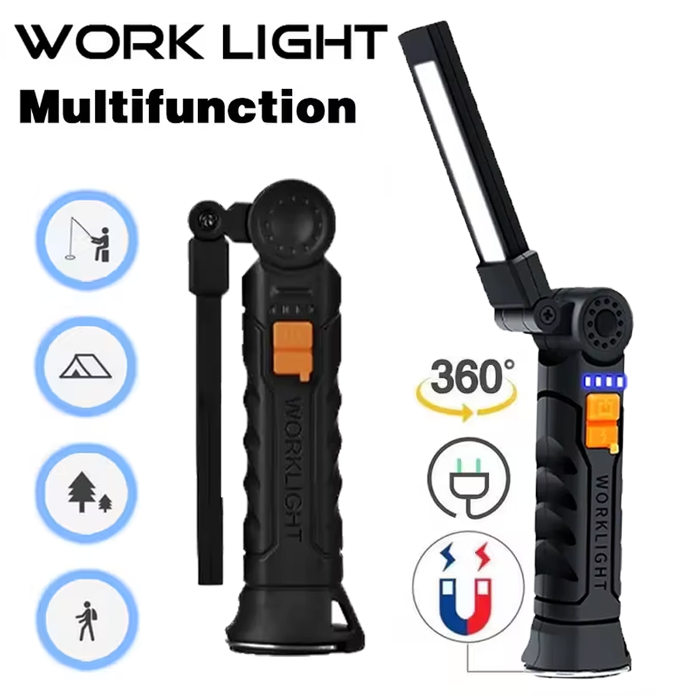 Outdoor Lighting Nearby - مصباح يدوي COB LED محمول USB