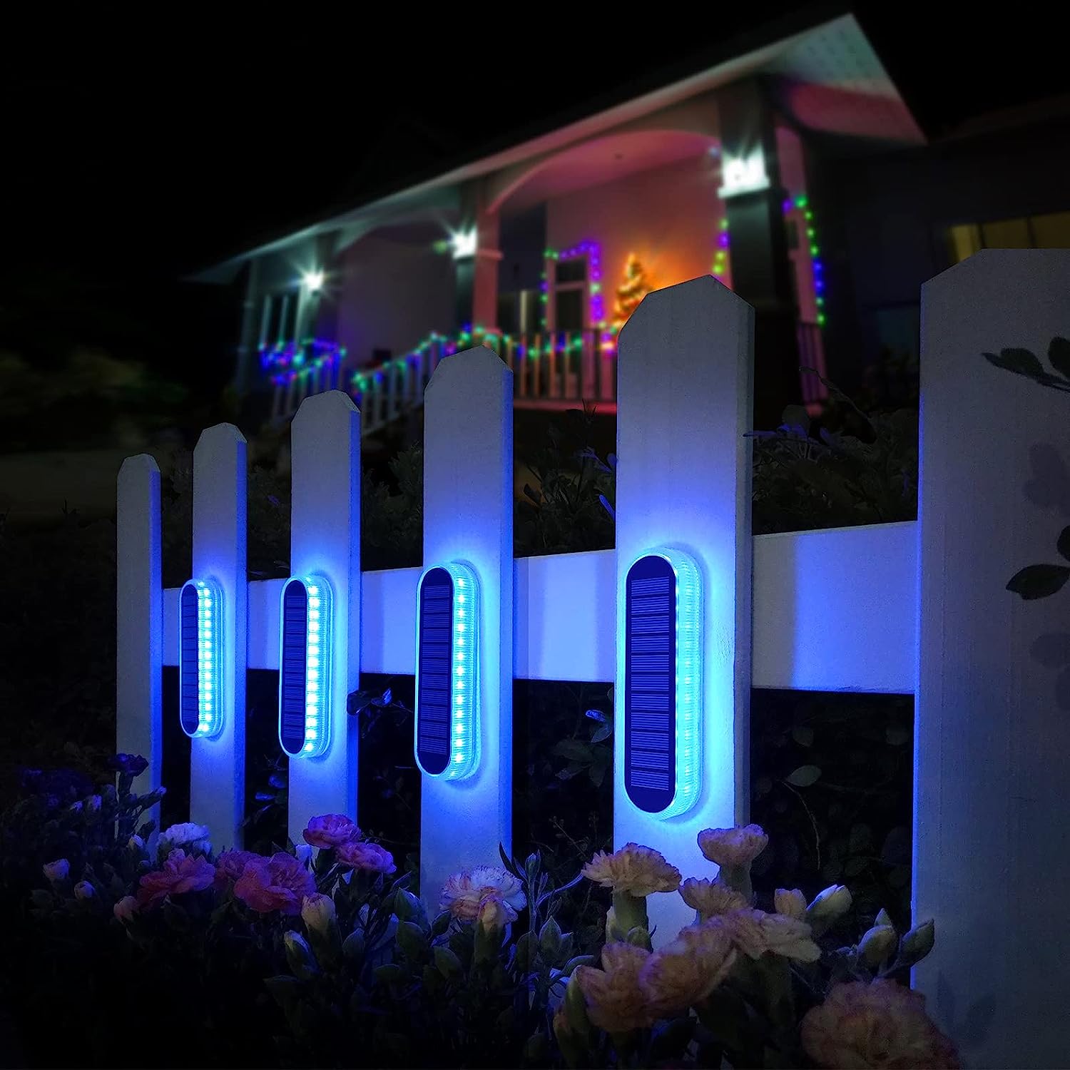 Outdoor Lighting On Stairs - أضواء LED شمسية للحدائق بعمر افتراضي