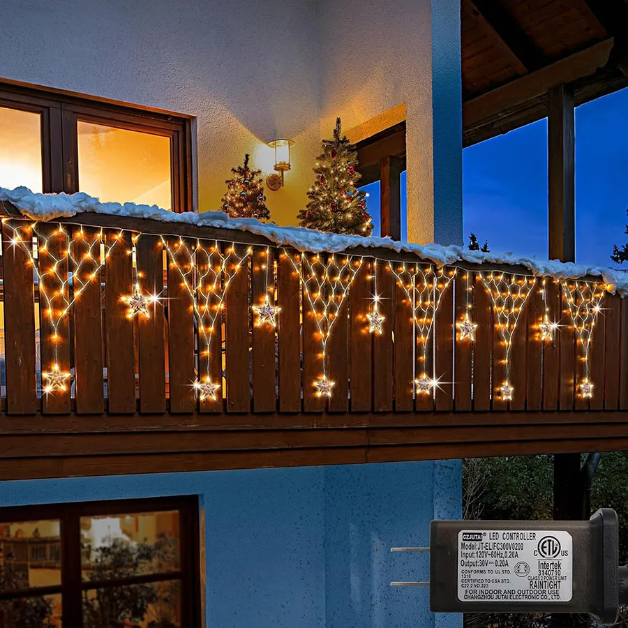 Outdoor Lighting Grid Screen - أضواء حديقة خرافية شبكية LED ،