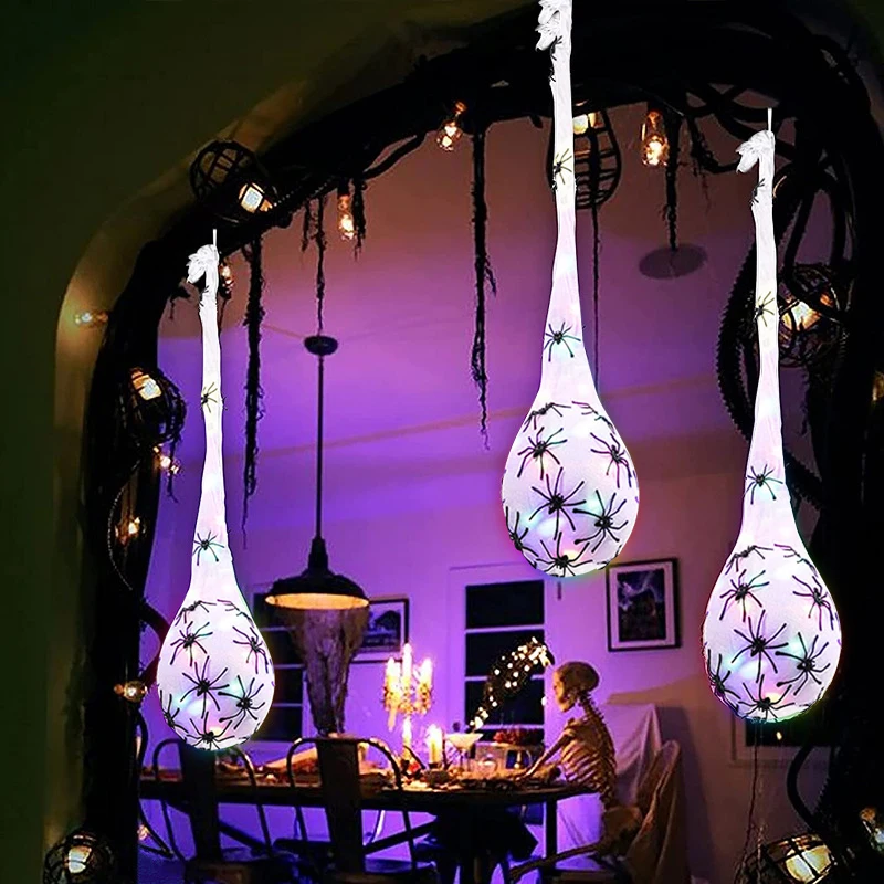 Outdoor Lighting Event - 3 قطع من بيض العنكبوت المضيء