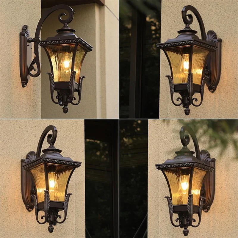 Outdoor Lighting Amazon - مصباح جداري خارجي على الطراز الأوروبي