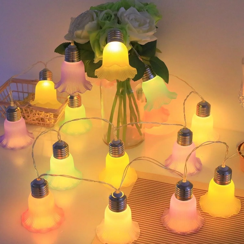 أضواء LED على شكل زهور الجرس،  - مراجعة Outdoor Lighting Nearby وسعره