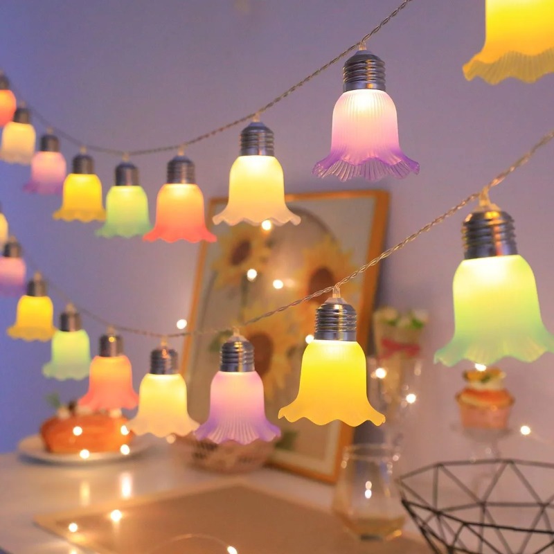 أضواء LED على شكل زهور الجرس،  - مراجعة Outdoor Lighting Nearby وسعره