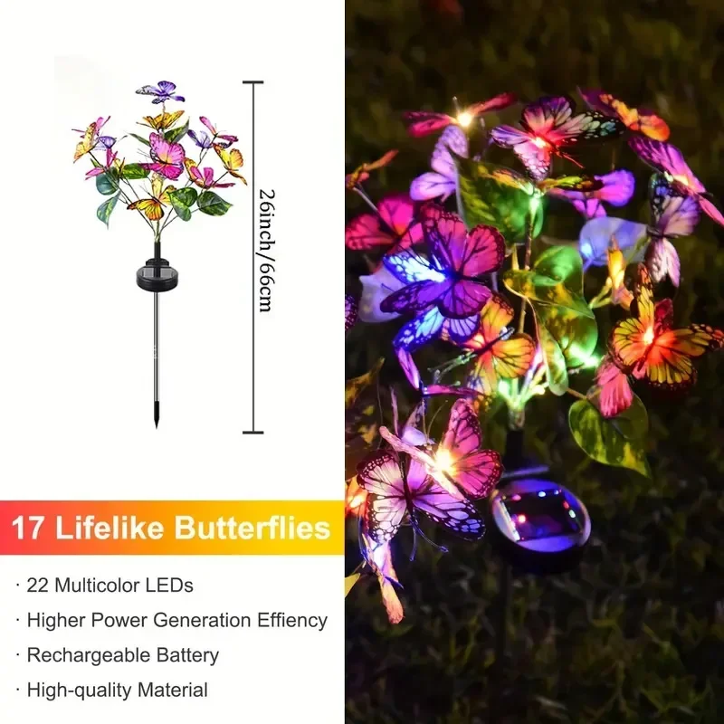أضواء حديقة الفراشة LED بالطاق - مراجعة Outdoor Lighting Brands وسعره
