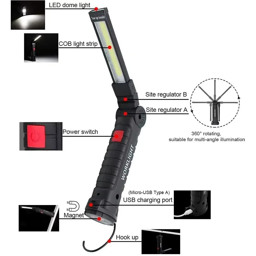 مصباح يدوي LED محمول مع خطاف م - مراجعة Outdoor Lighting Beacon وسعره