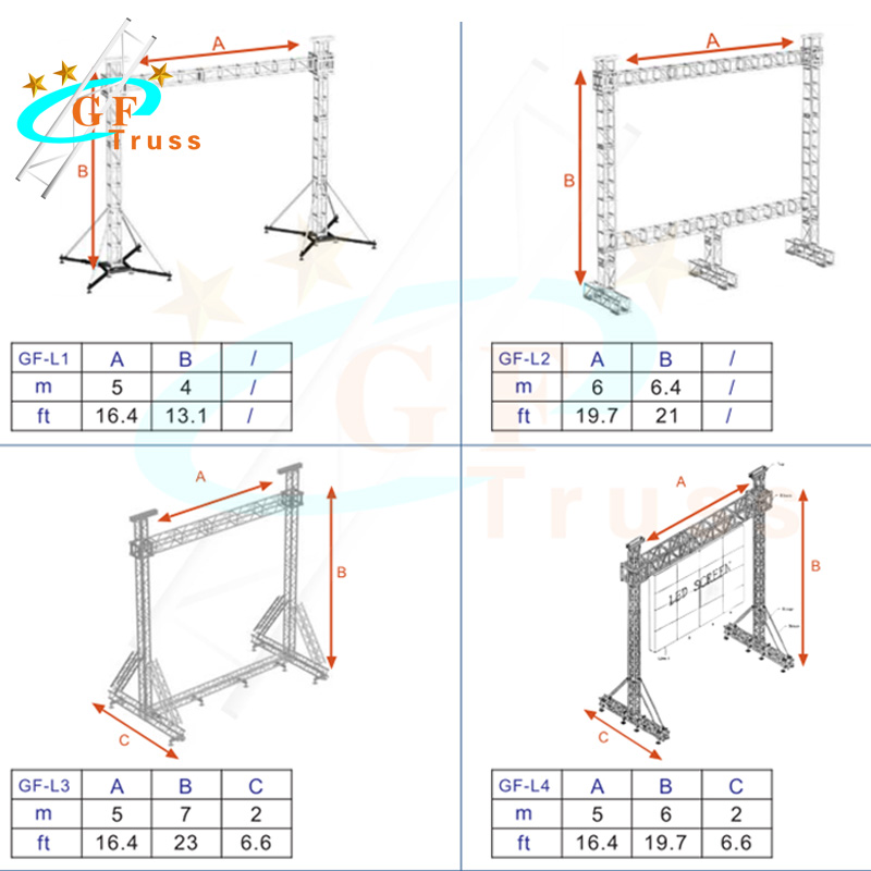 نظام دعامات لتعليق شاشات LED و - مراجعة Outdoor Lighting Event وسعره