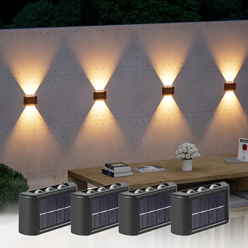 مصباح جداري شمسي LED خارجي مقا - مراجعة Solar Wall Sconce وسعره