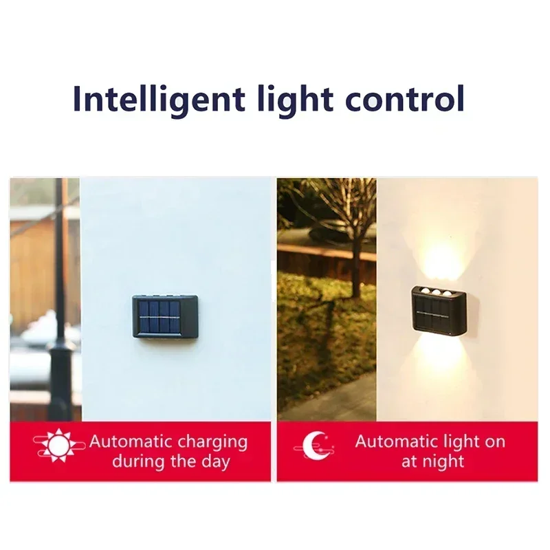مصباح جداري شمسي LED خارجي مقا - مراجعة Solar Wall Sconce وسعره
