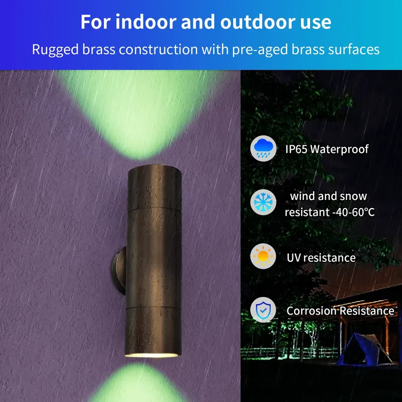 مصباح جداري خارجي LED من النحا - مراجعة Outdoor Lighting Ip65 وسعره