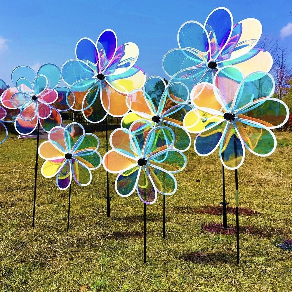 طاحونة هوائية ملونة للطيور ، م - مراجعة Color Changing Outdoor وسعره