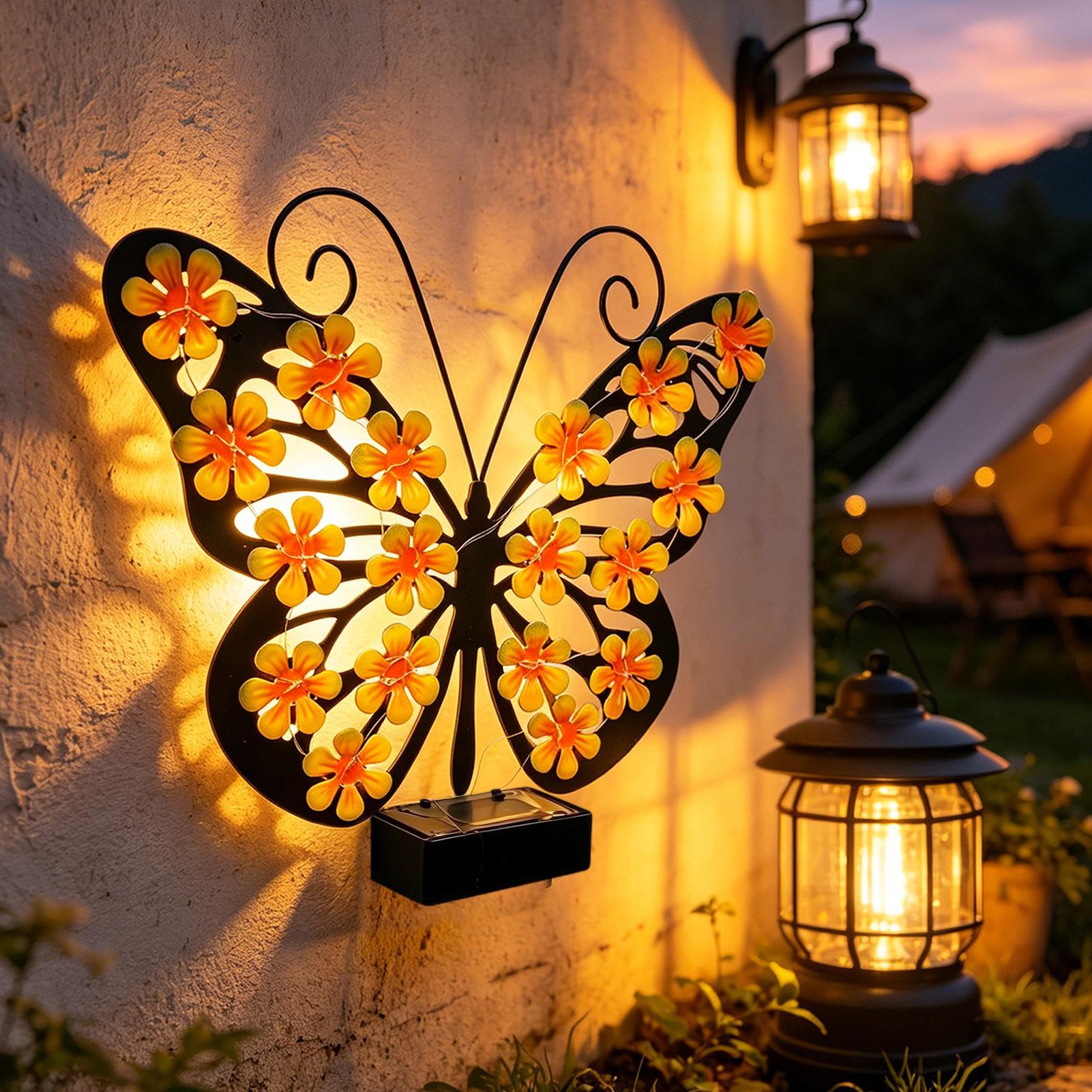 أضواء جدارية معدنية تعمل بالطا - مراجعة Solar Wall Sconce وسعره