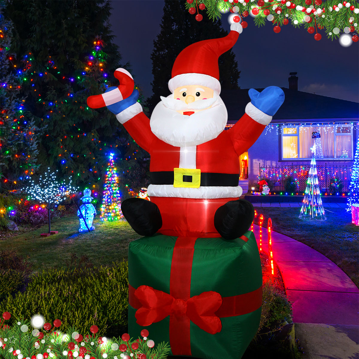 6 أقدام عيد الميلاد المطاطية س - مراجعة Outdoor Lighting Box وسعره