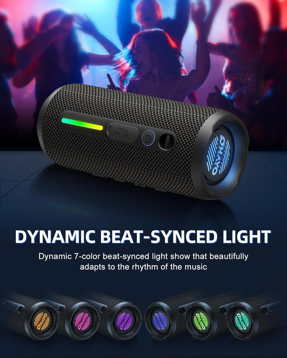 Ohayo S7 مكبر صوت بلوتوث محمول - مراجعة Outdoor Lighting Event وسعره