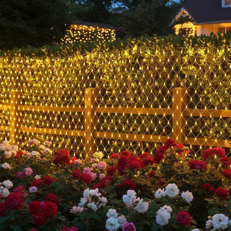 أضواء شبكية للكريسماس 3×2 متر، - مراجعة Outdoor Lighting Grid Screen وسعره