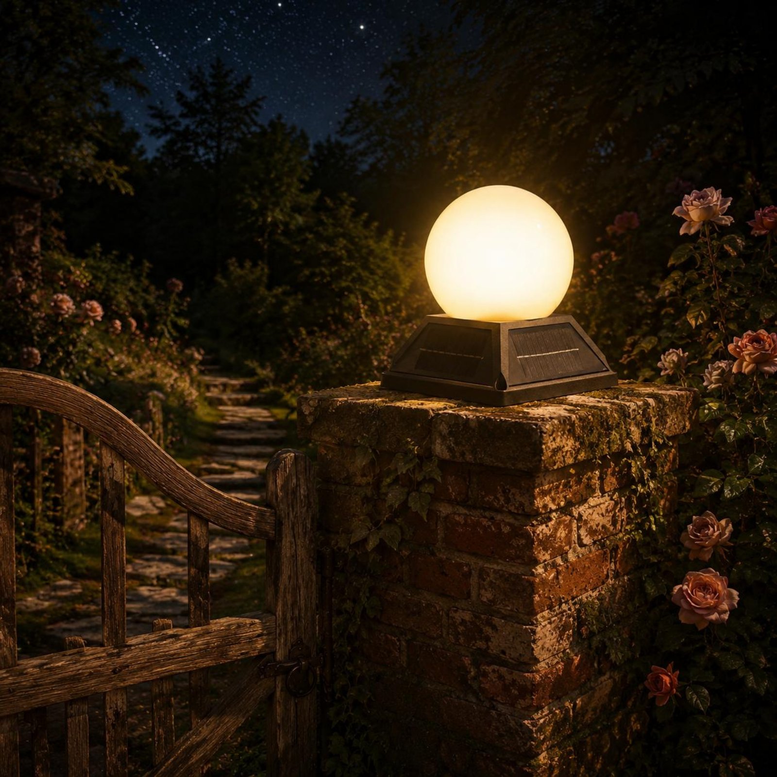 مصباح شمسي لغطاء العمود مع وحد - مراجعة Outdoor Lighting Ip65 وسعره