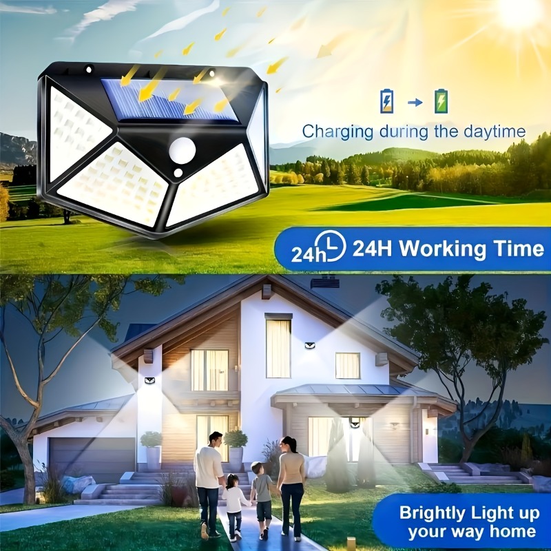 1~8 قطع من أضواء الطاقة الشمسي - مراجعة Solar Wall Sconce وسعره