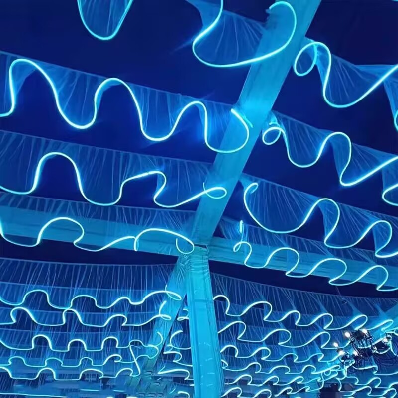 زينة سقف للأعراس، ستارة شبكية  - مراجعة Outdoor Lighting Event وسعره