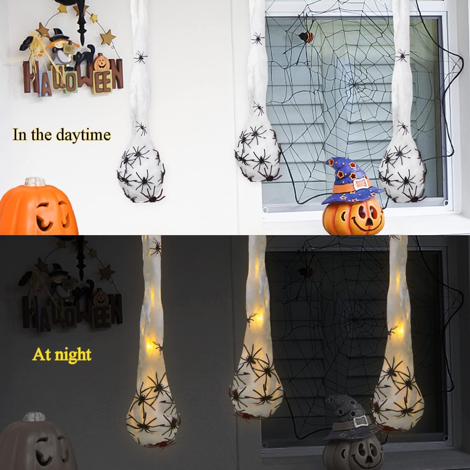 3 قطع من بيض العنكبوت المضيء ل - مراجعة Outdoor Lighting Event وسعره