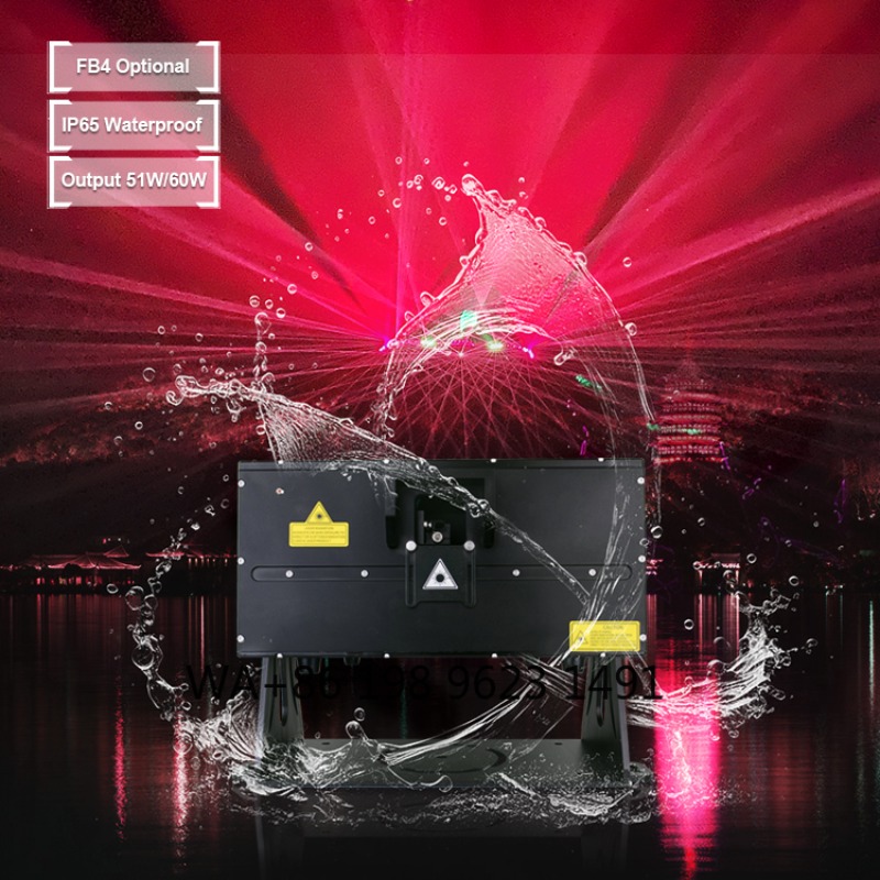 جهاز عرض ضوئي RGB عالي القدرة  - مراجعة Outdoor Lighting Event وسعره