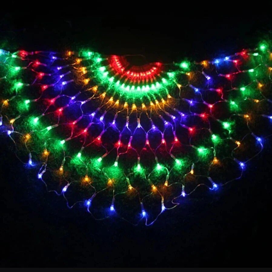 مصابيح طاووس ليد خارجية ، شبكة - مراجعة Outdoor Lighting Grid Screen وسعره