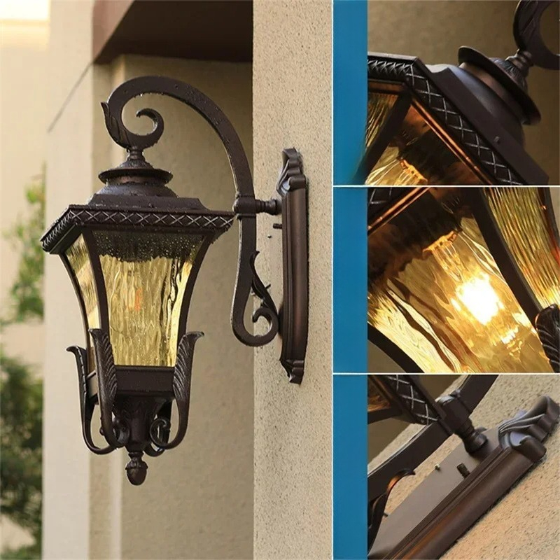 مصباح جداري خارجي على الطراز ا - مراجعة Outdoor Lighting Amazon وسعره