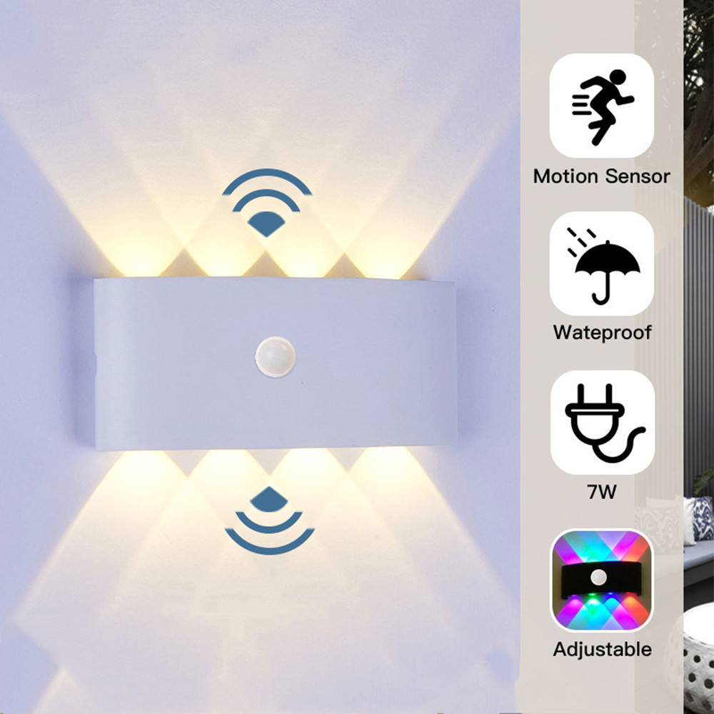 PIR محس حركة الجدار مصباح AC85 - مراجعة Outdoor Lighting Amazon وسعره