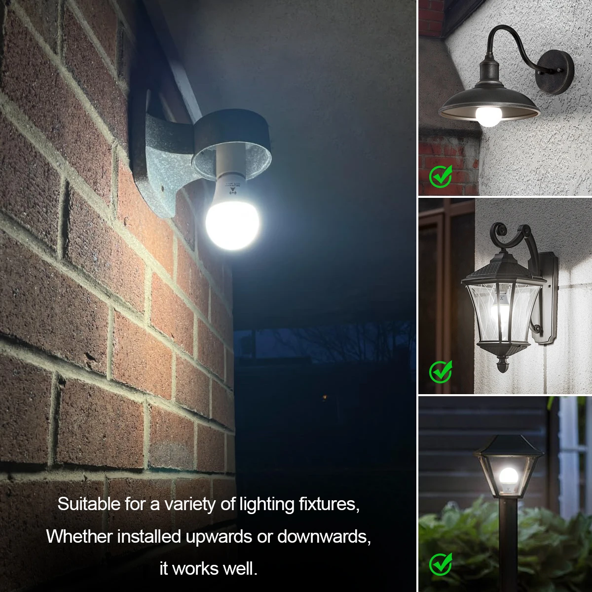 AC175V-265V E27 الرادار محس حر - مراجعة Outdoor Lighting On Stairs وسعره